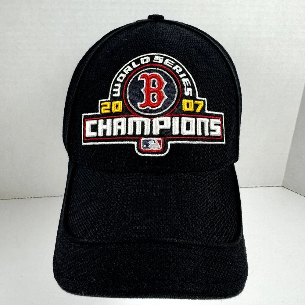 VTG Boston Red Sox 2007 World Series Champions MensNew Era Flex Fit Hat One Size